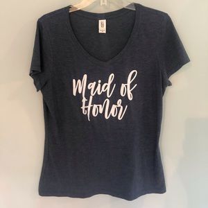 Maid of honor graphic T-shirt